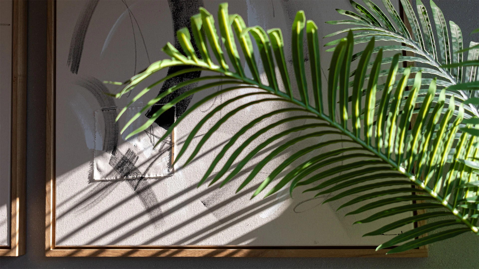 Fotografía en primer plano de la decoración de la sala de estar departamento Lake 1A